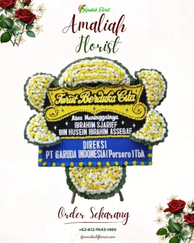 Papan Bunga Duka di Akcaya
