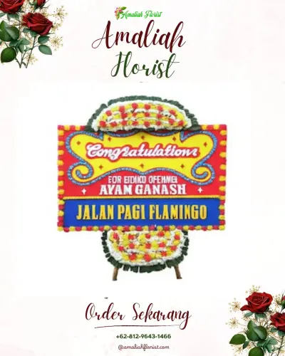 Bunga Papan Congratulation di Akcaya